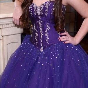 Mori Lee Purple Sweet 16/Quinceañera Formal Dress